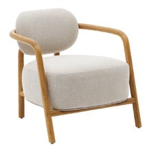 Holly Oak Wood Armchair